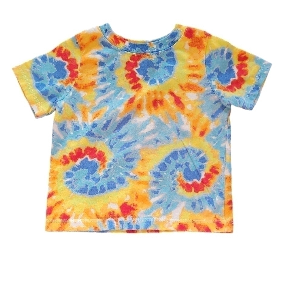 5/$25 Tie-dye short sleeve shirt size 6-9 months